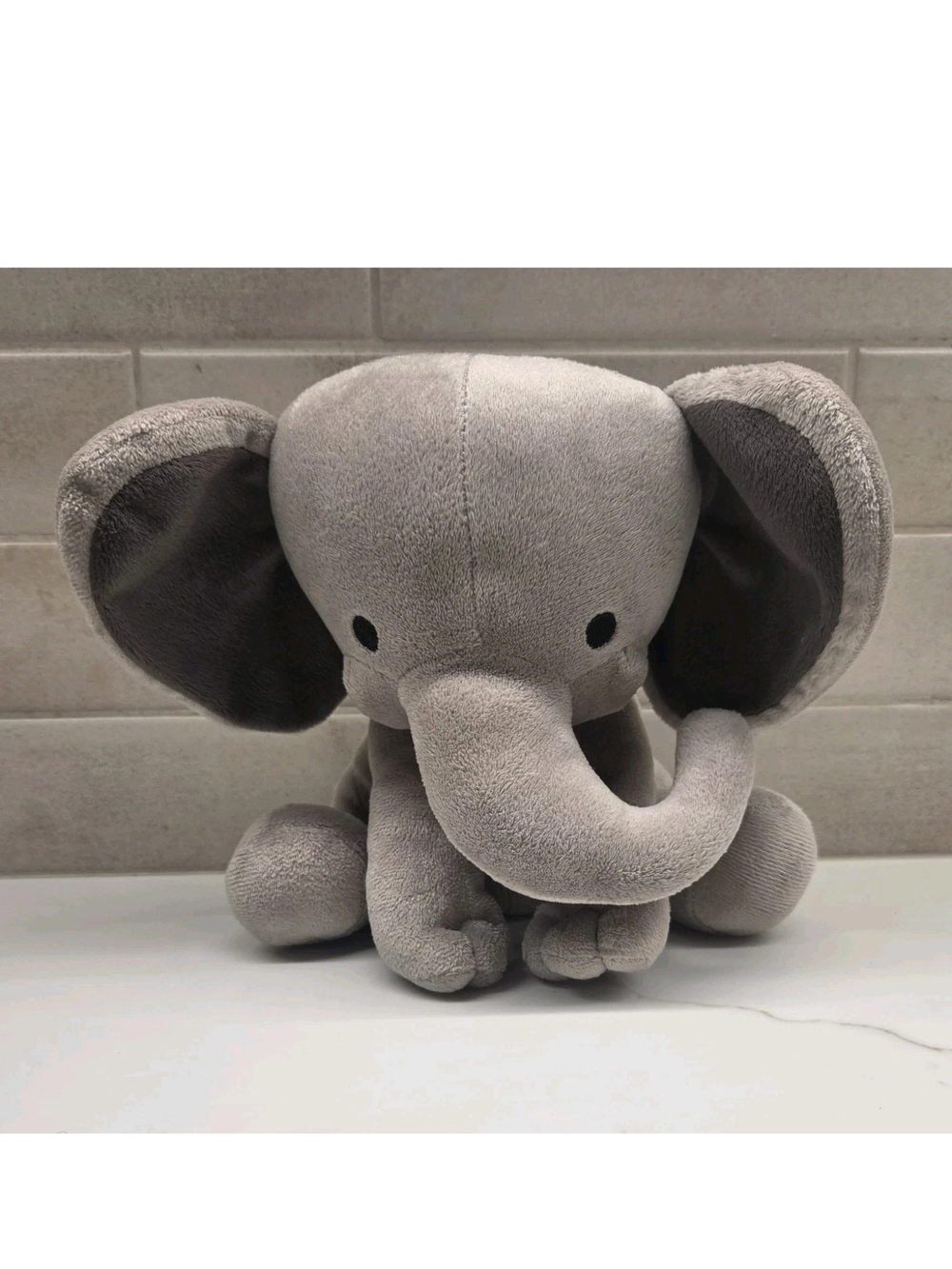 Bedtime Originals Choo Choo Gray Express Plush Elephant Humphrey 10"